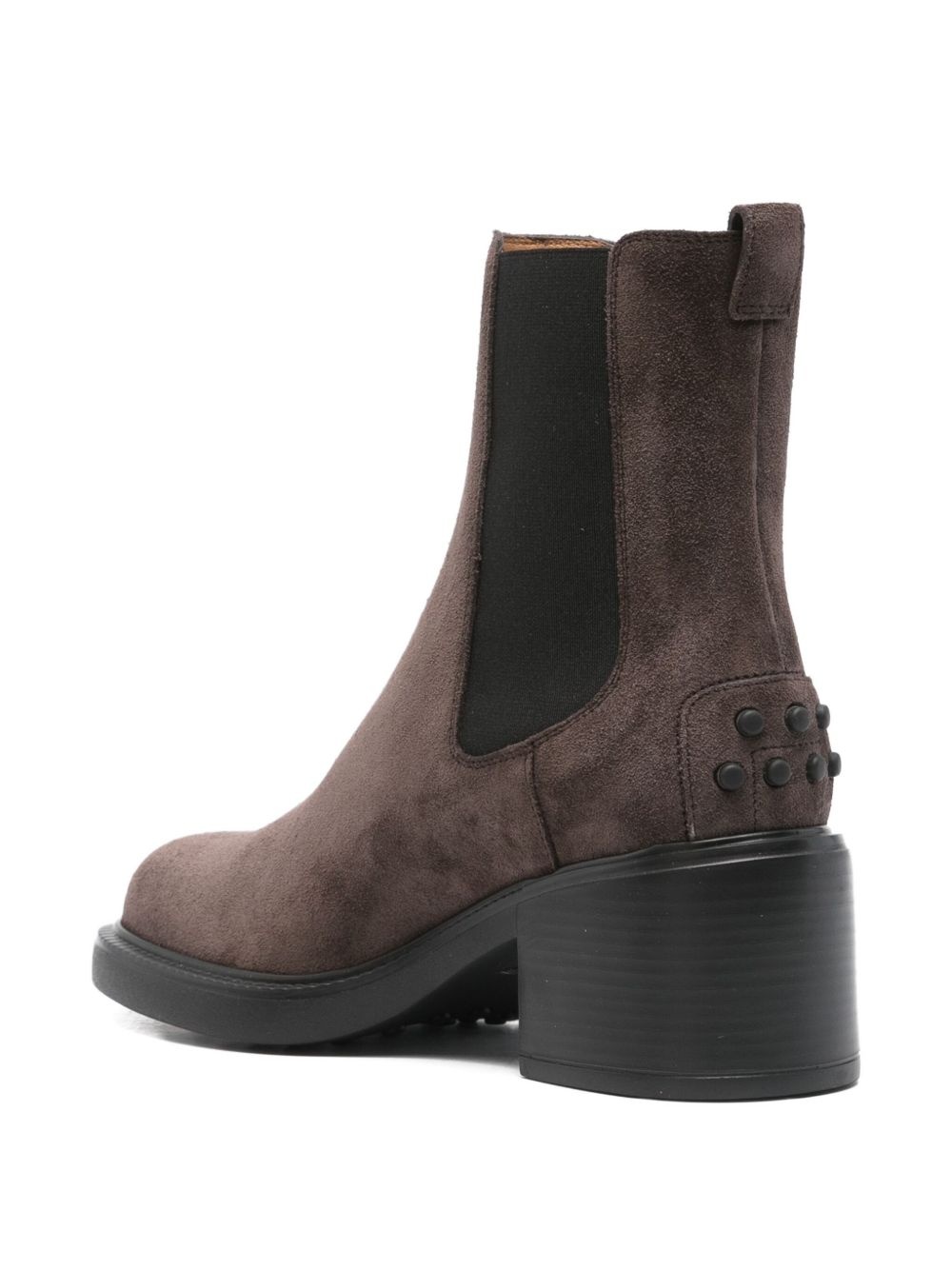 60mm elastic-panel block-heel boots - 3