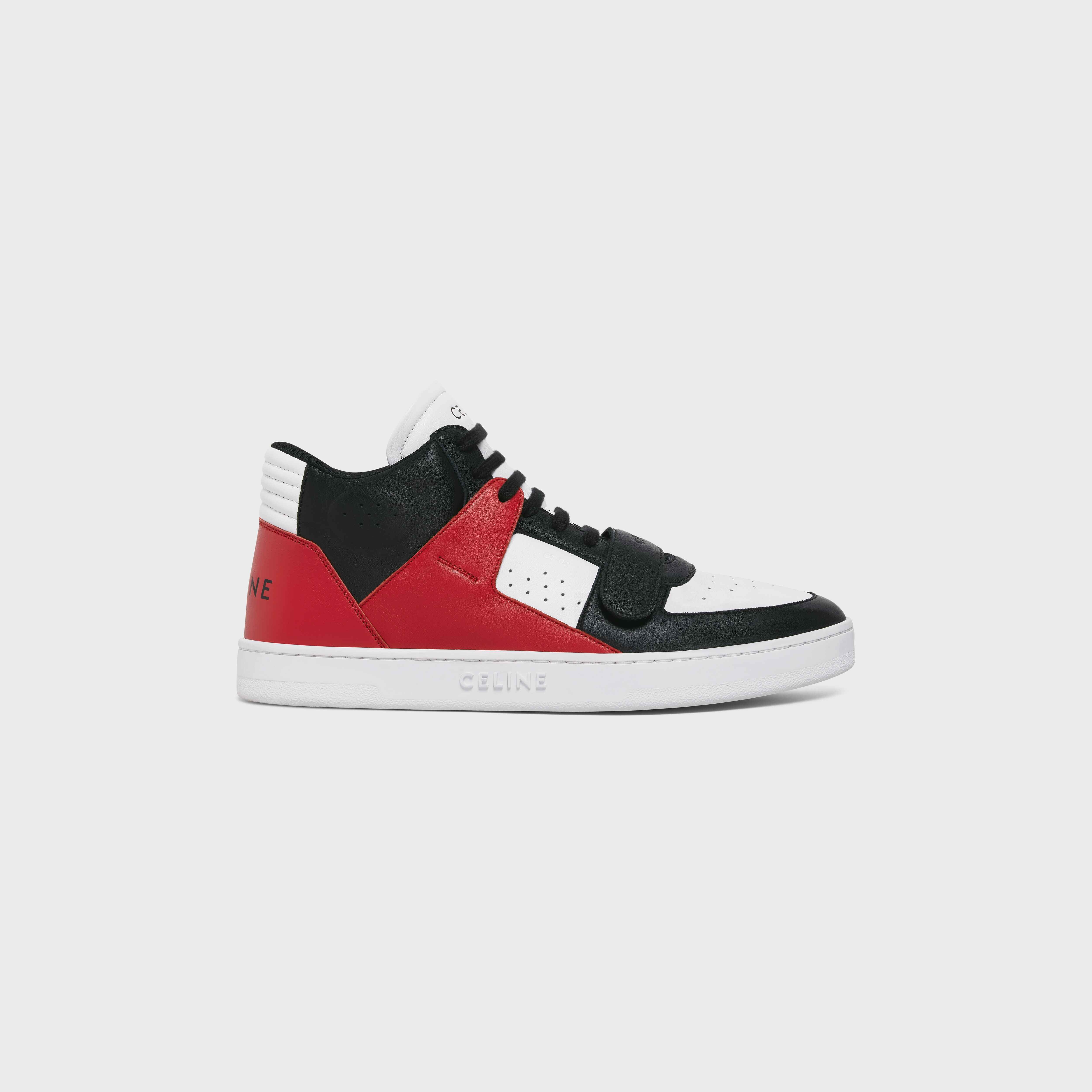 CT-02 MID SNEAKER WITH VELCRO in CALFSKIN - 1