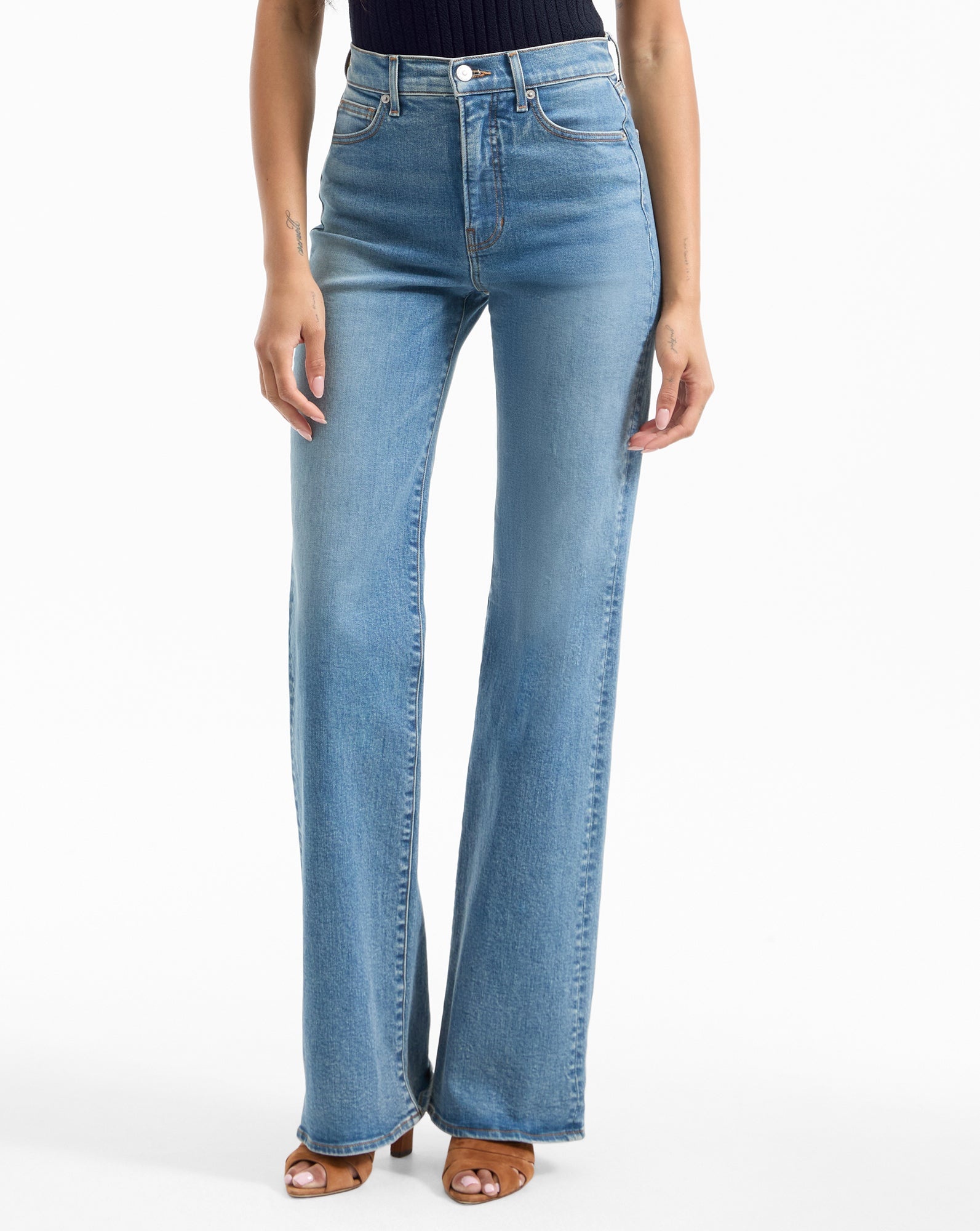 CROSBIE SLIM WIDE-LEG JEAN - 3