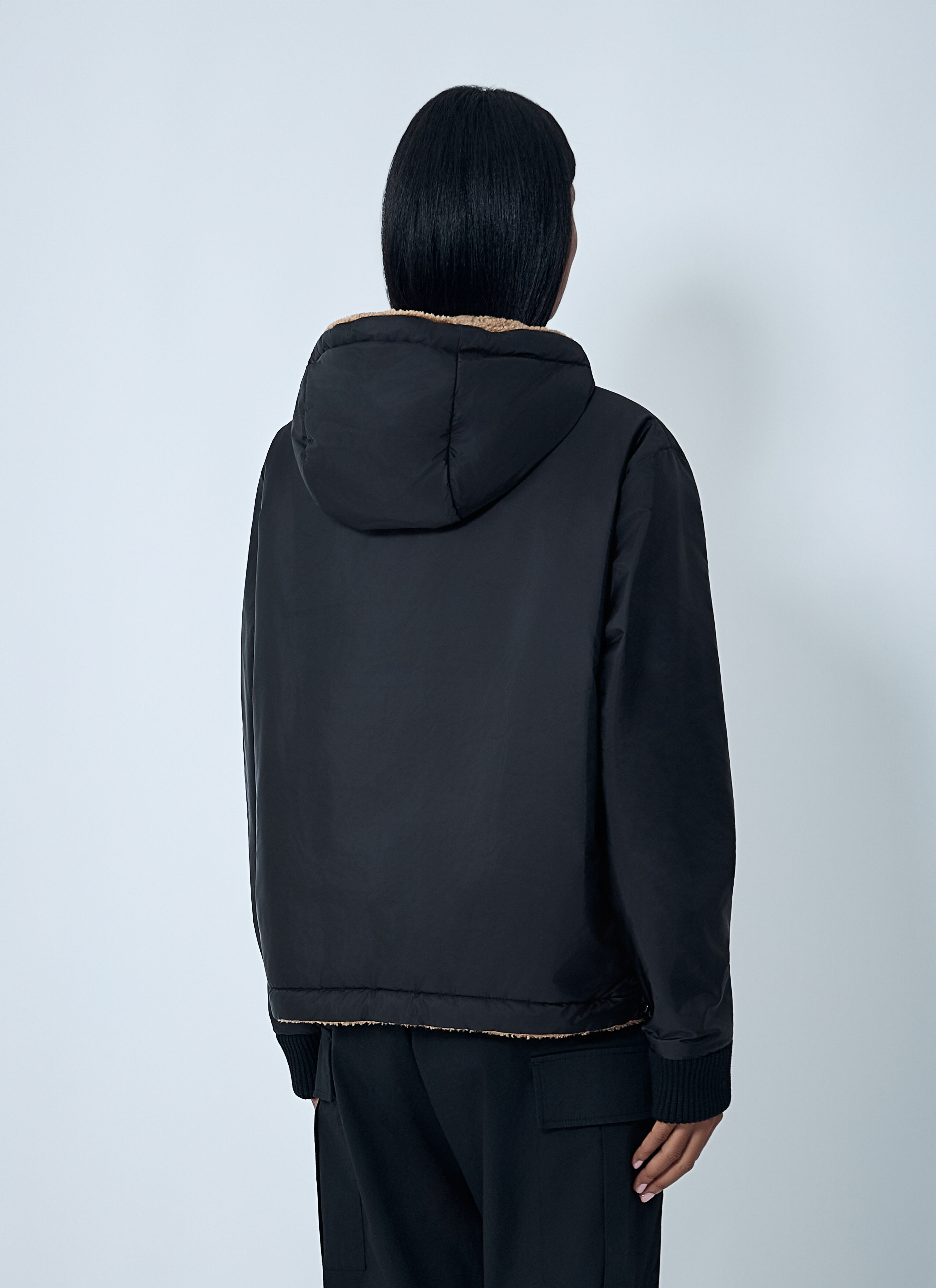 Reversible Teddy Padded Zip-Up Sweatshirt - 4