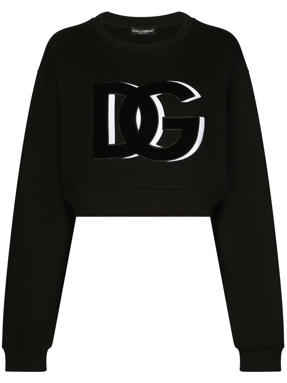 DG Logo cropped sweatshirt - 1