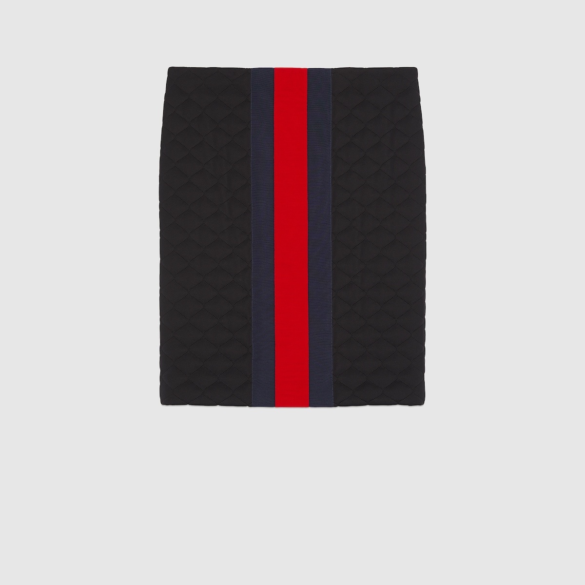 Quilted nylon skirt with Web - 1