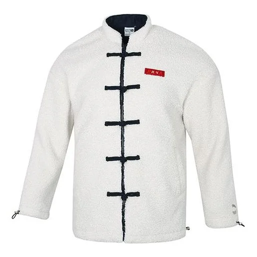 PUMA limited CNY Yott Stand Collar logo Jacket White 534687-65 - 1
