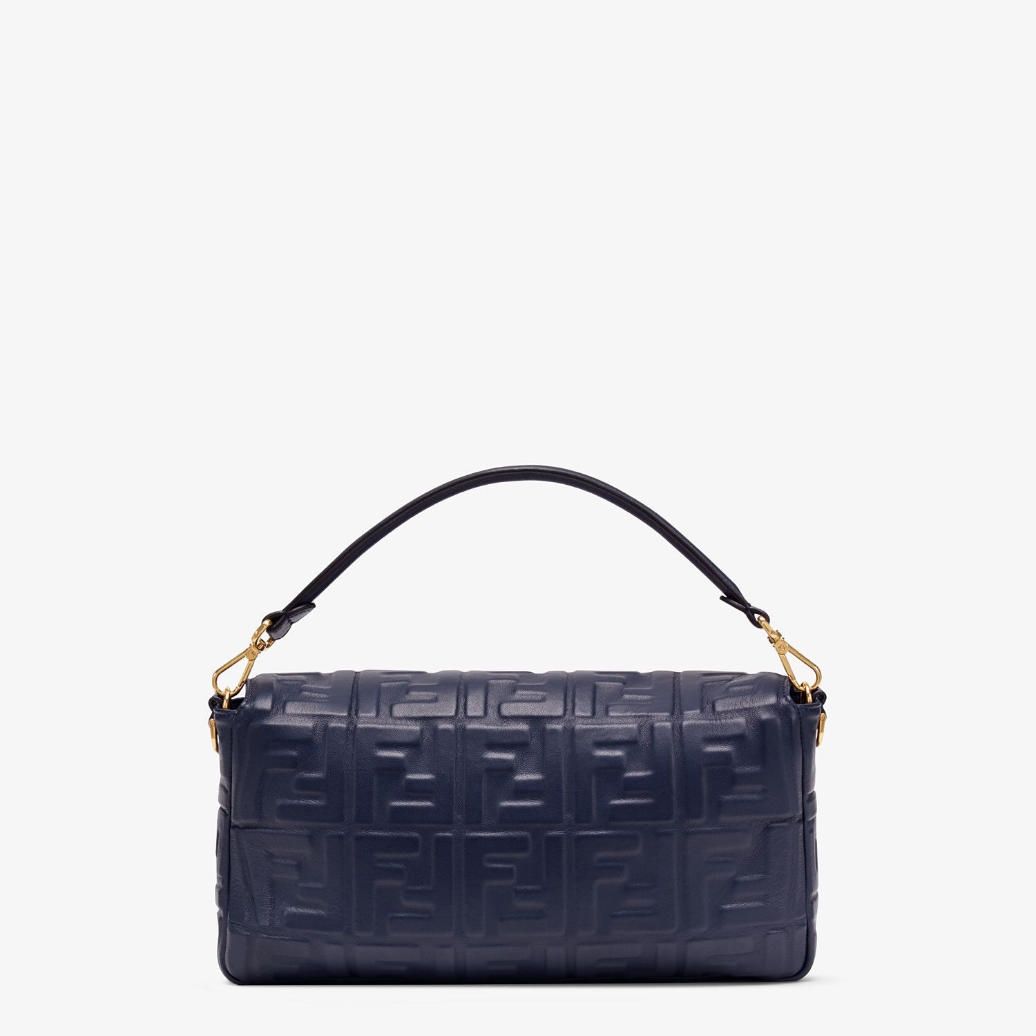 Blue nappa leather bag - 4