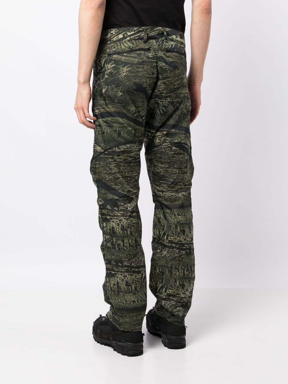 【ppi】olly shinder Olly Shinder: Black Tab Trousers | SSENSE