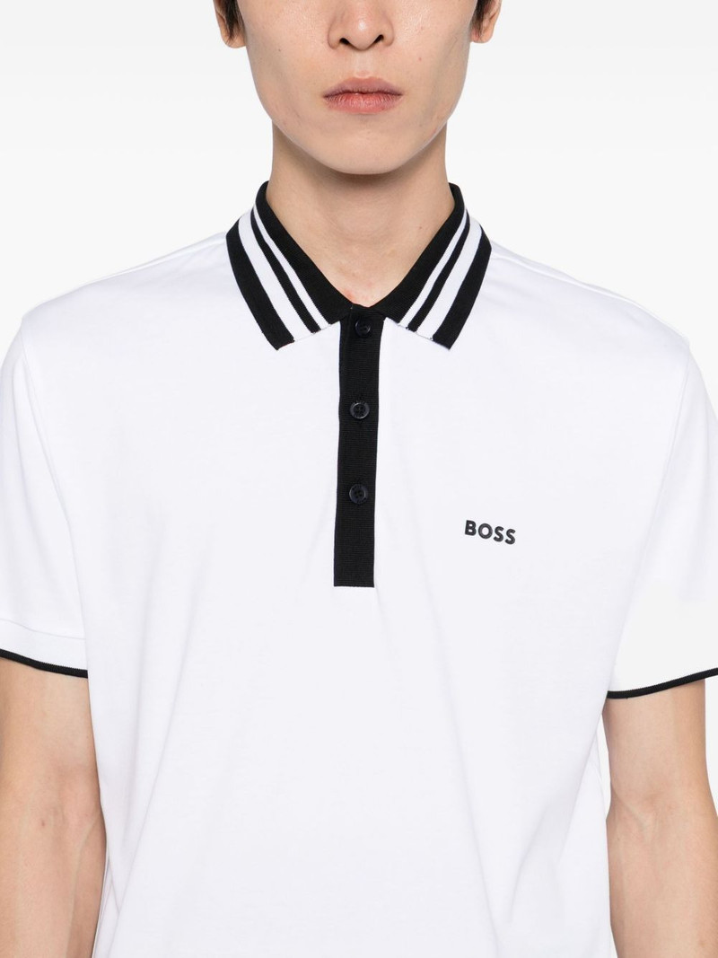 tipped-collar polo shirt 4