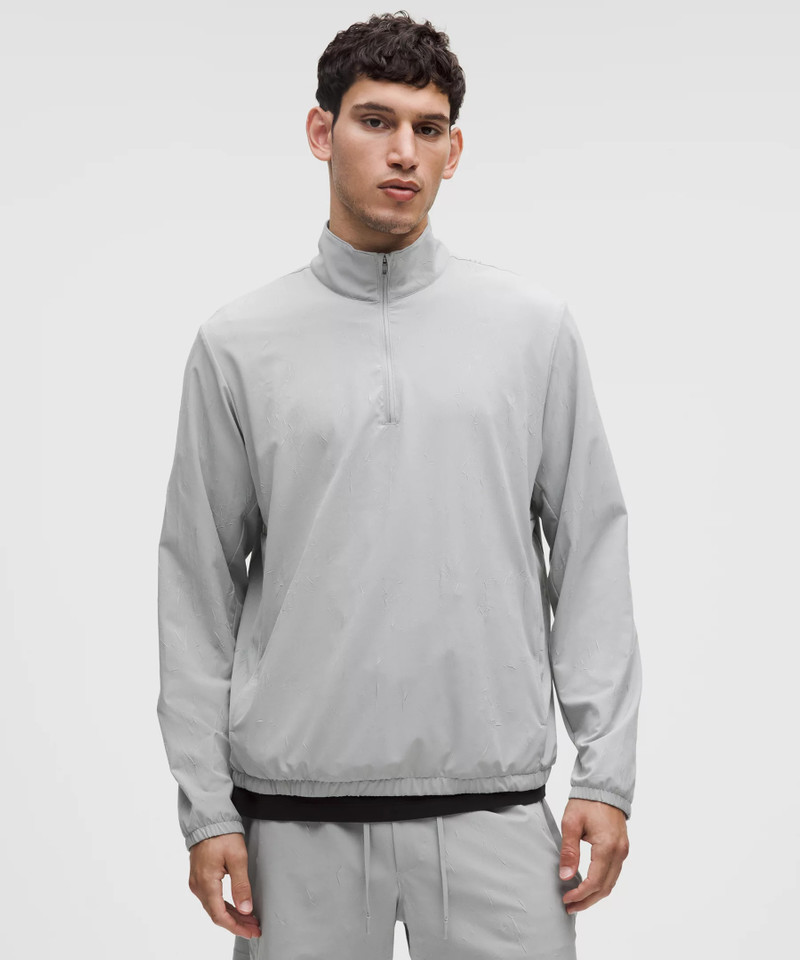 Zeroed In Crinkle Texture Half Zip 1