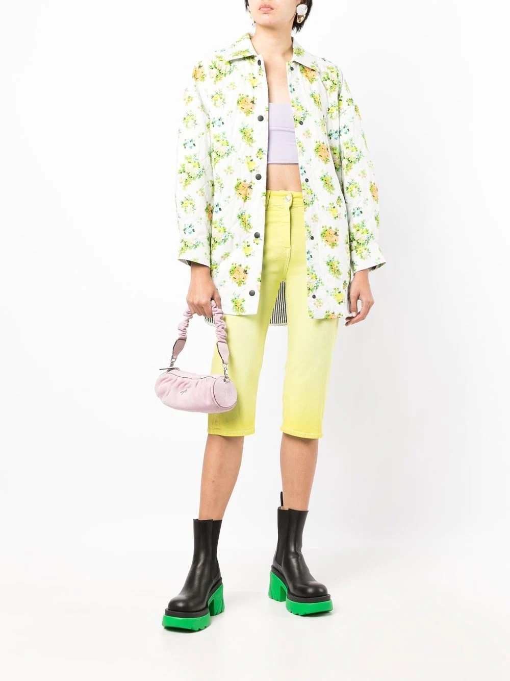 mid-rise cropped trousers - 2