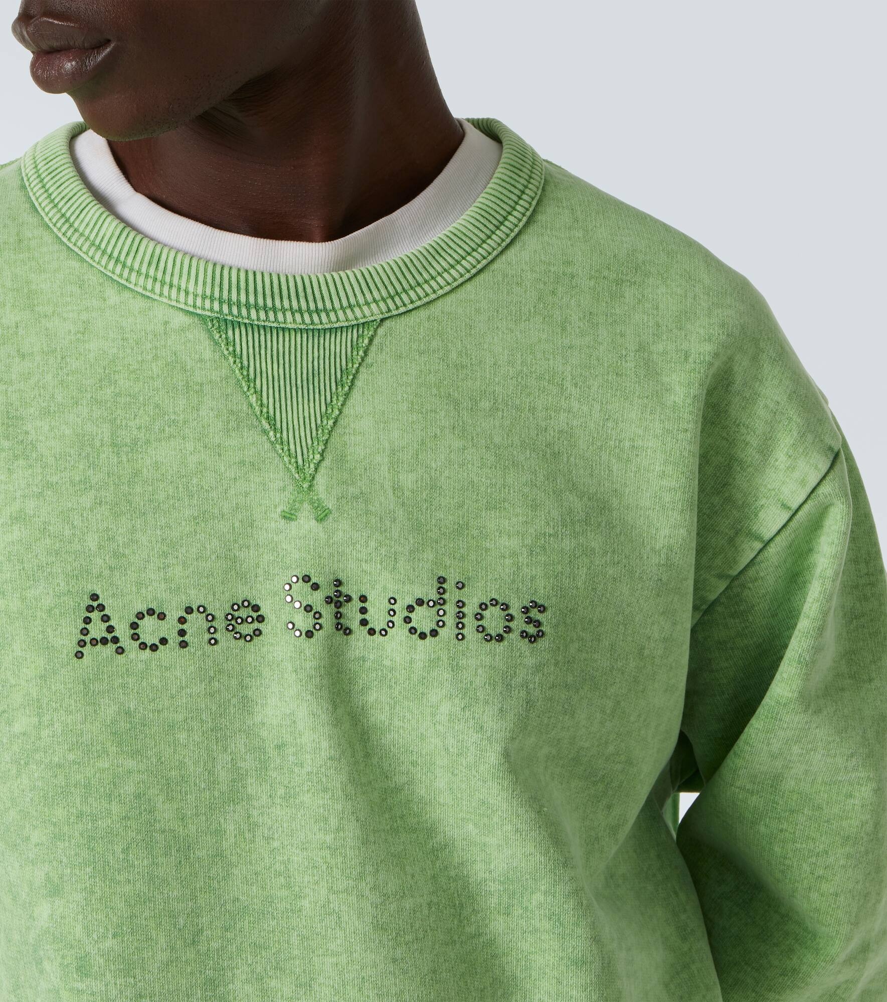 Logo cotton jersey sweatshirt - 6