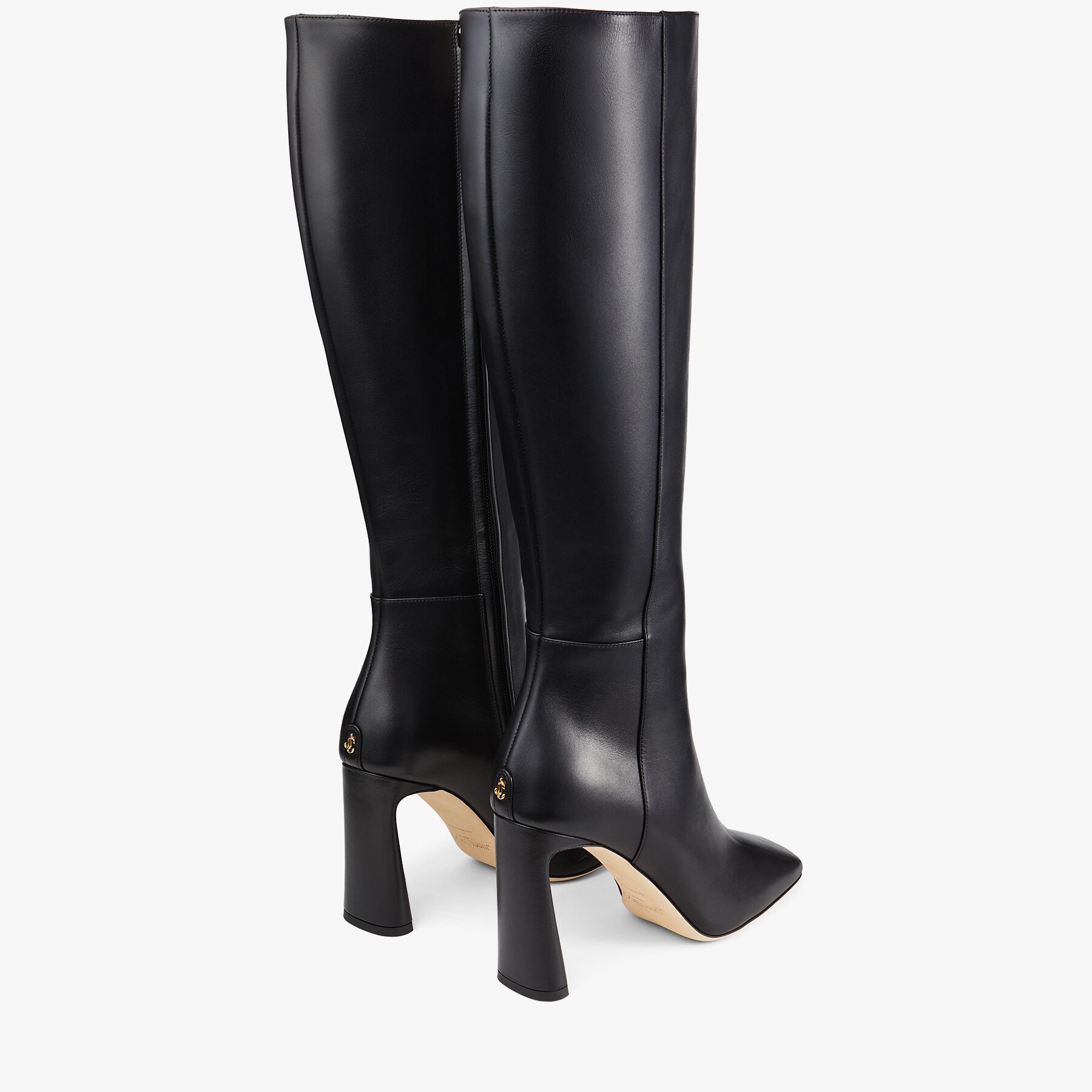 Kinsey 95
Black Calf Leather Knee-High Boots - 6