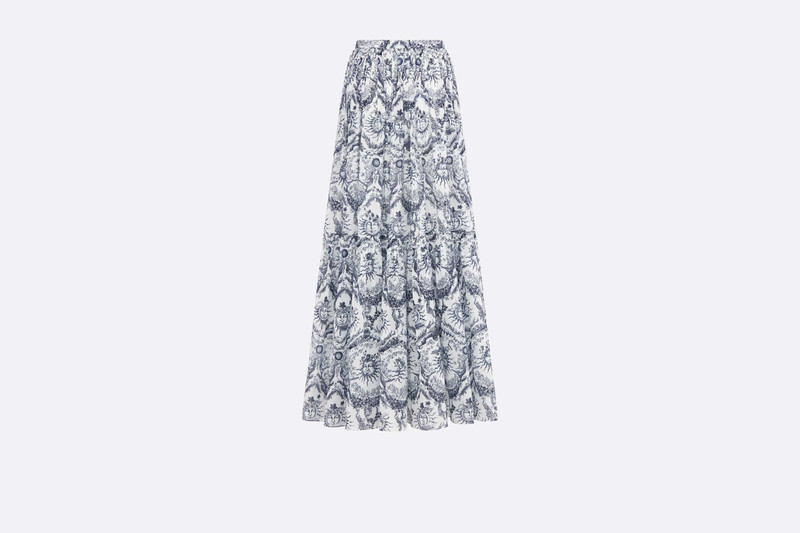 Dior Dioriviera Pleated Long Skirt outlook