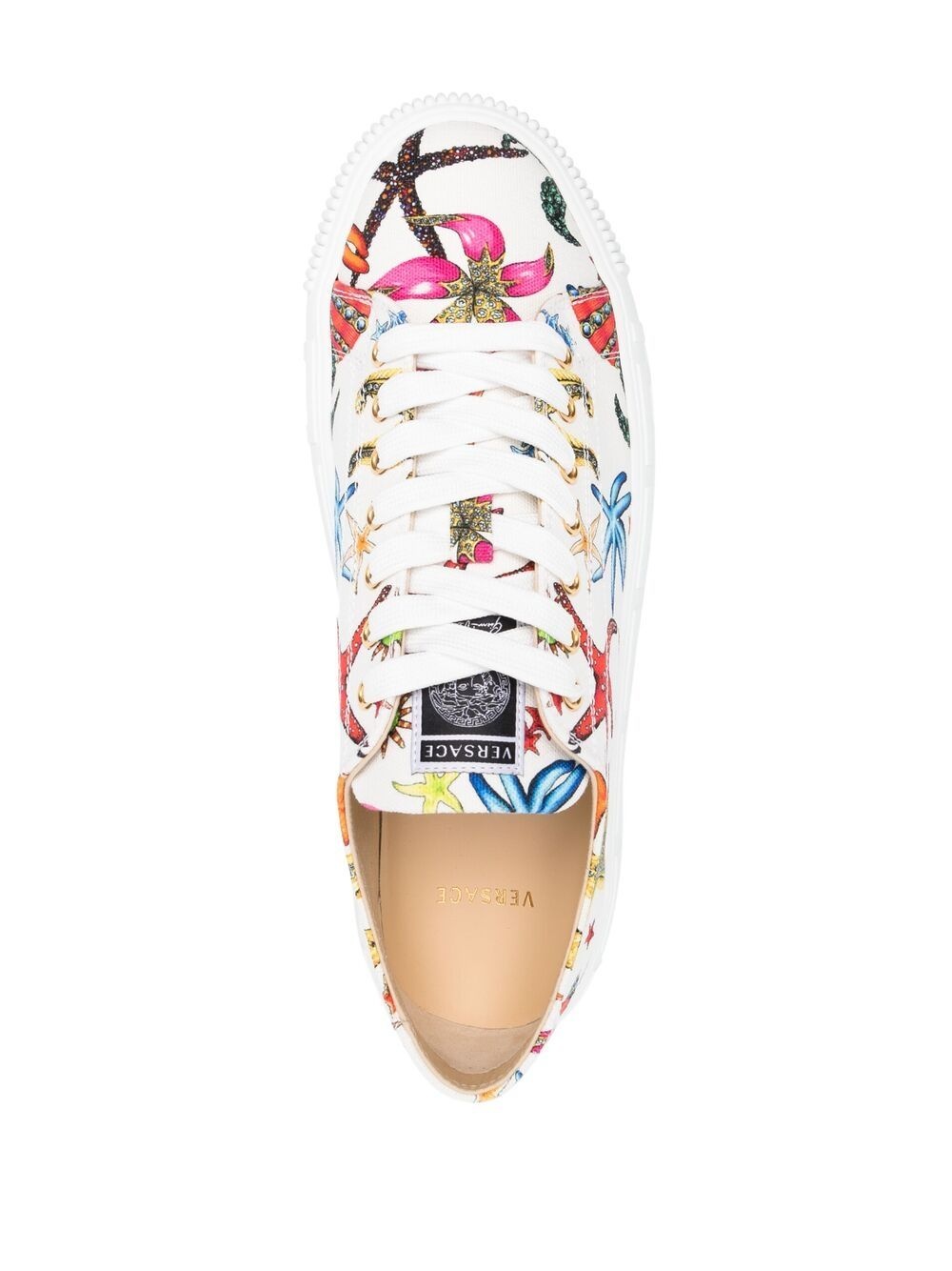 starfish-print sneakers - 4