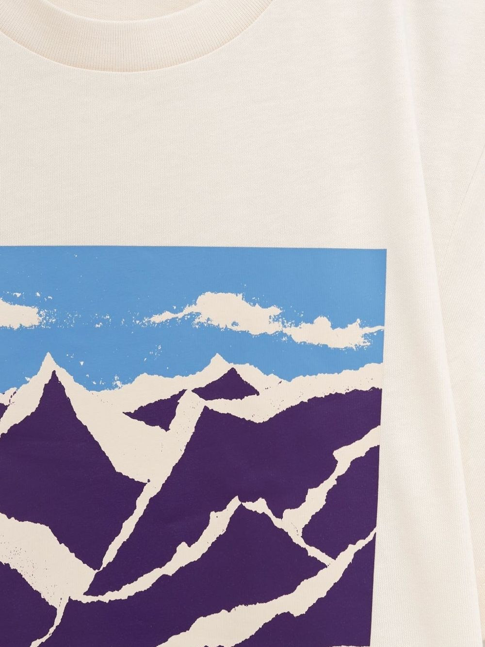 Mountain-print cotton T-shirt - 3