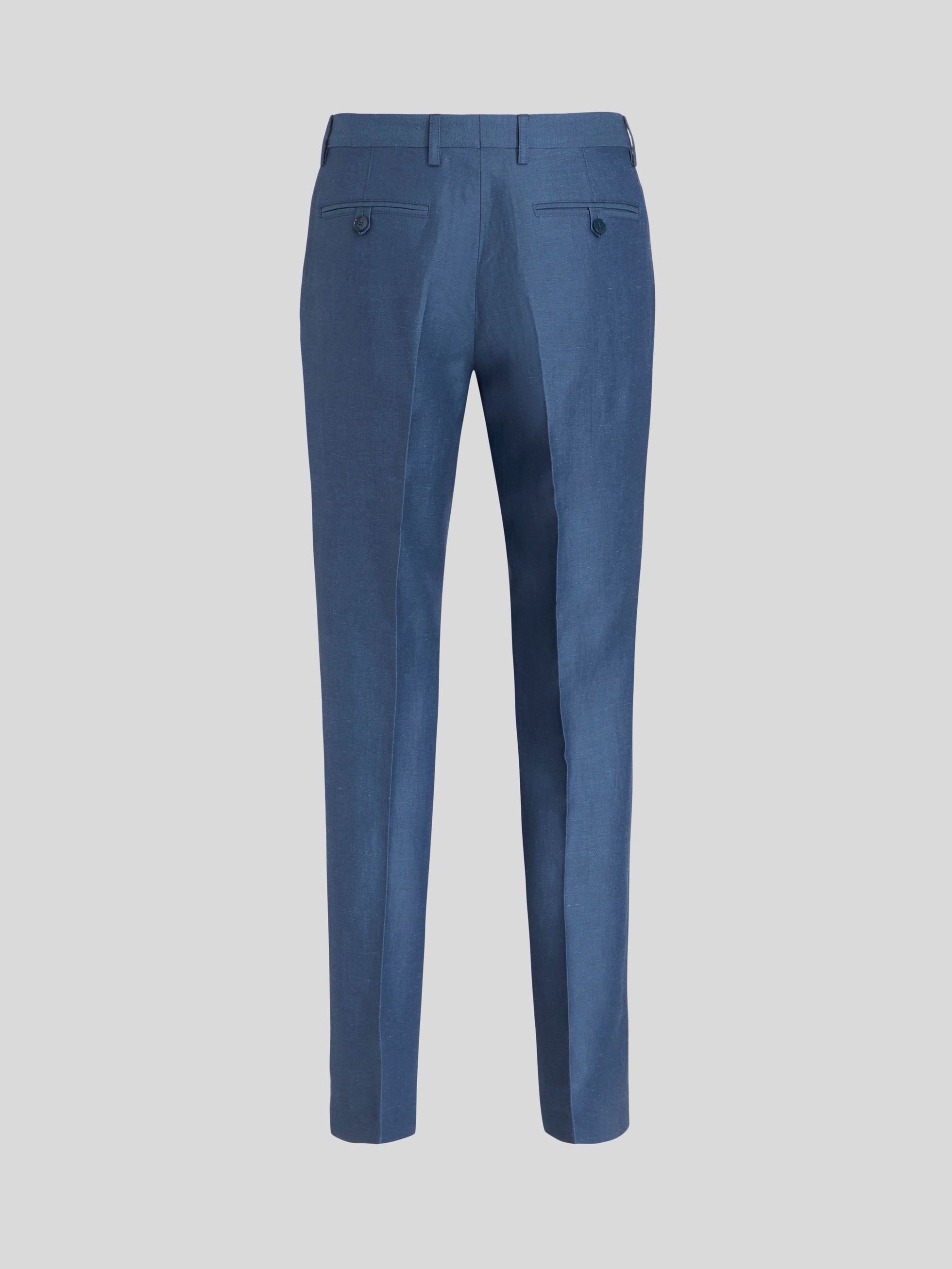 LINEN TROUSERS WITH TUCKS - 5
