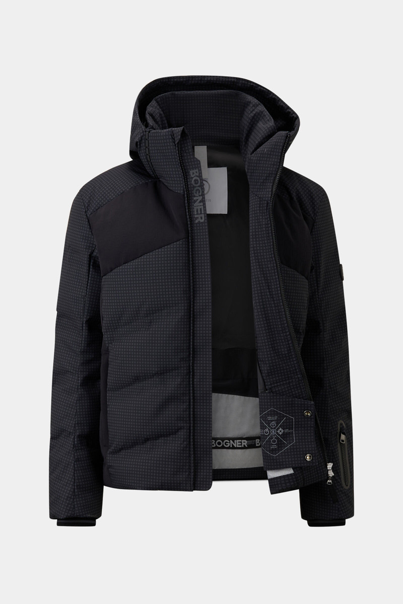 BOGNER Maad Ski jacket in Black/Gray outlook