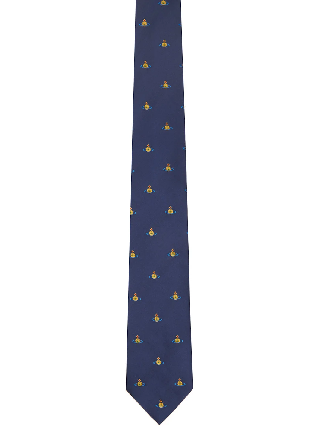 Navy 8.5cm Orb Tie - 1