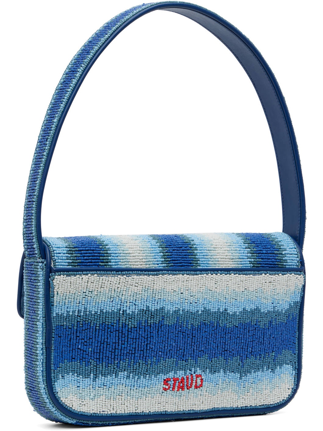 Blue Tommy Beaded Bag - 3