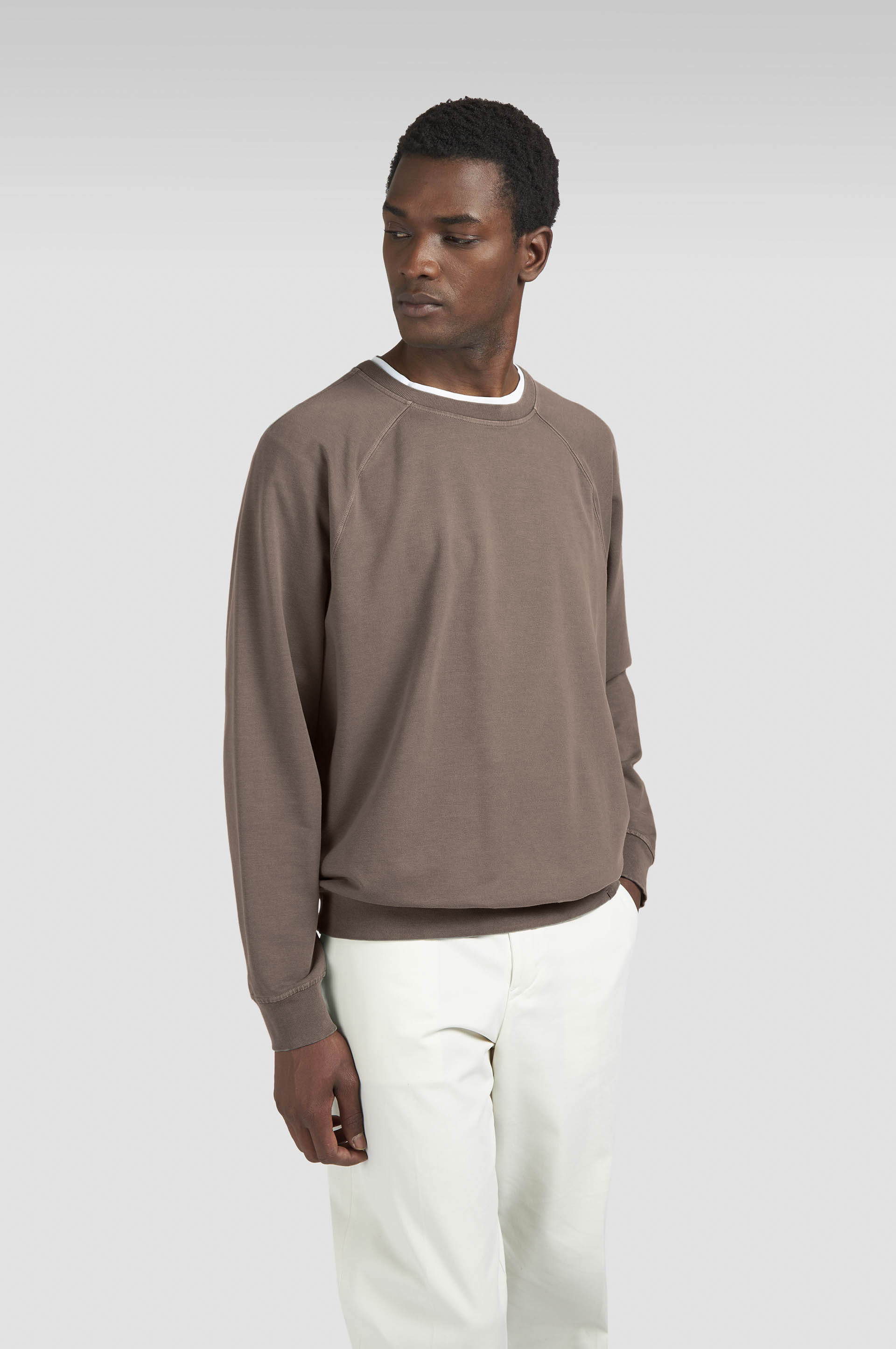 X-SOFT GARMENT-DYED COTTON SWEATSHIRT - 6