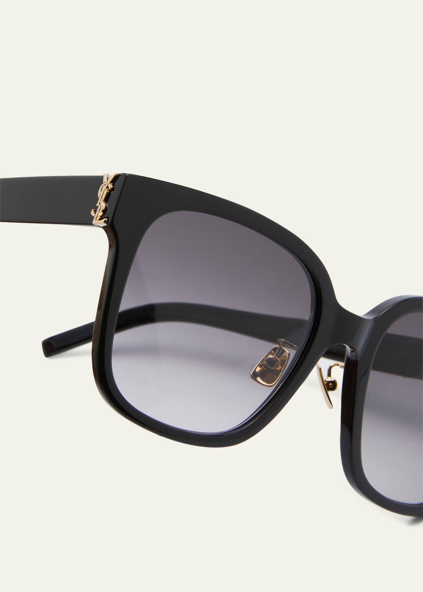 YSL Square Acetate Sunglasses - 4