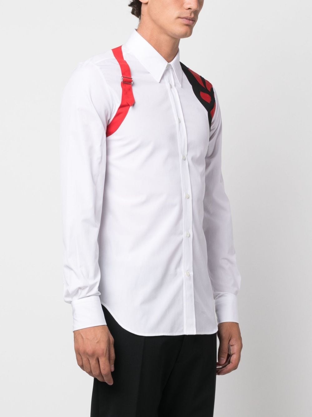 Harness long-sleeve cotton shirt - 3