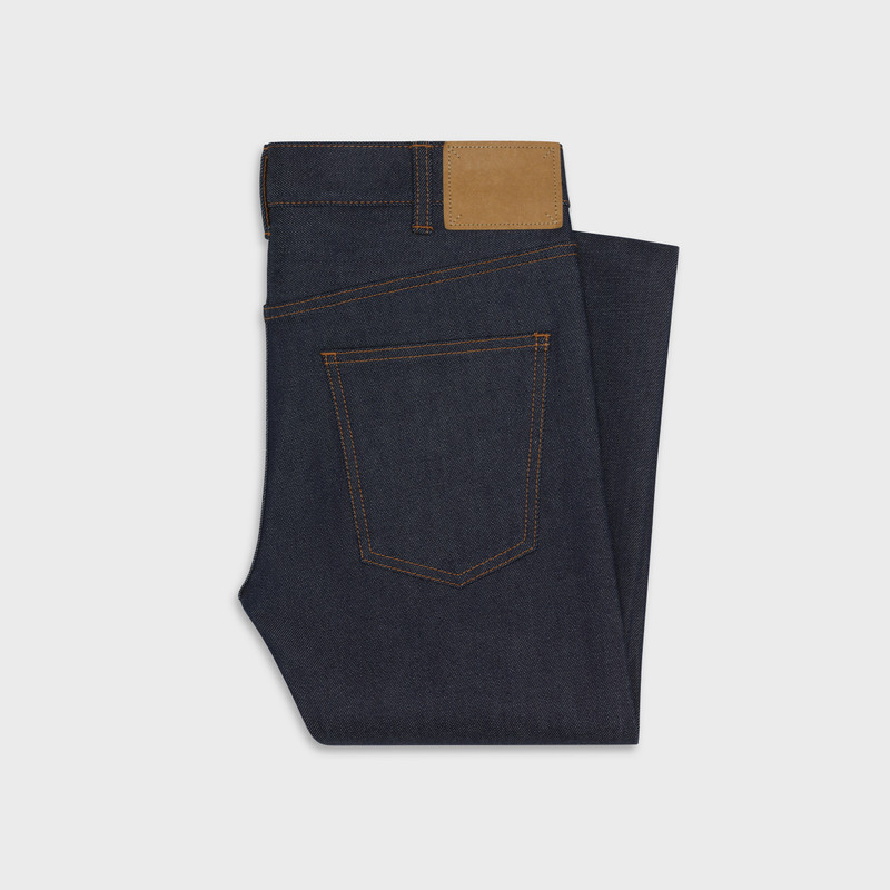 CELINE SKINNY JEANS IN RAW DENIM outlook