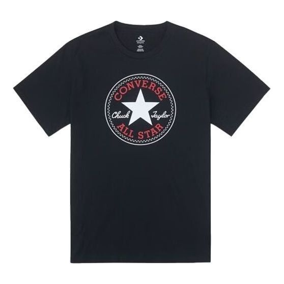 Converse Go-To All Star Patch Standard Fit T-Shirt 'Black' 10025459-A01 - 1