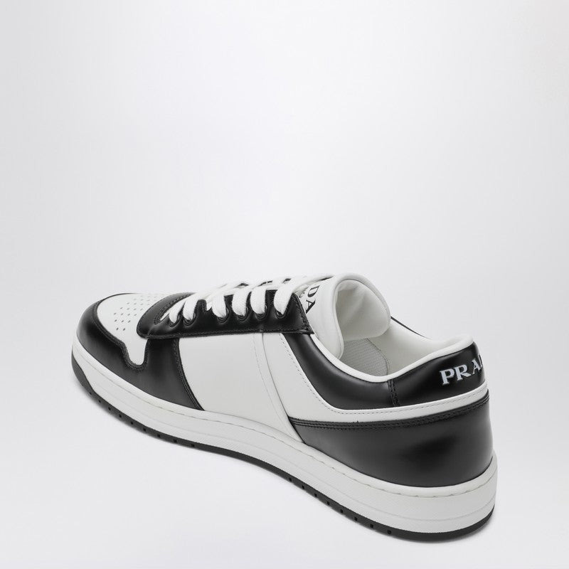 Prada White/Black Leather Sneaker Downtown Men - 2