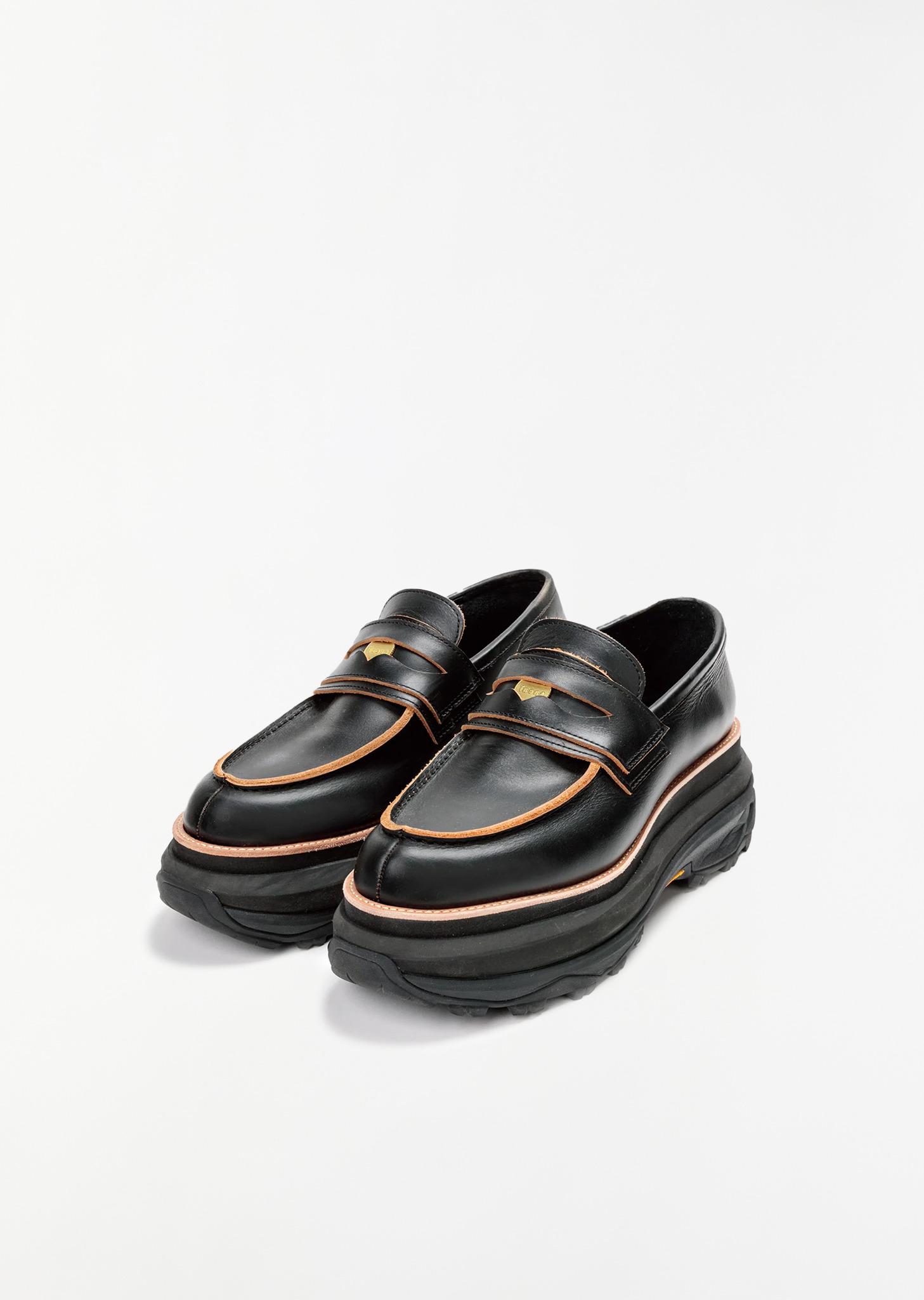 Leather Platform Loafers - 2