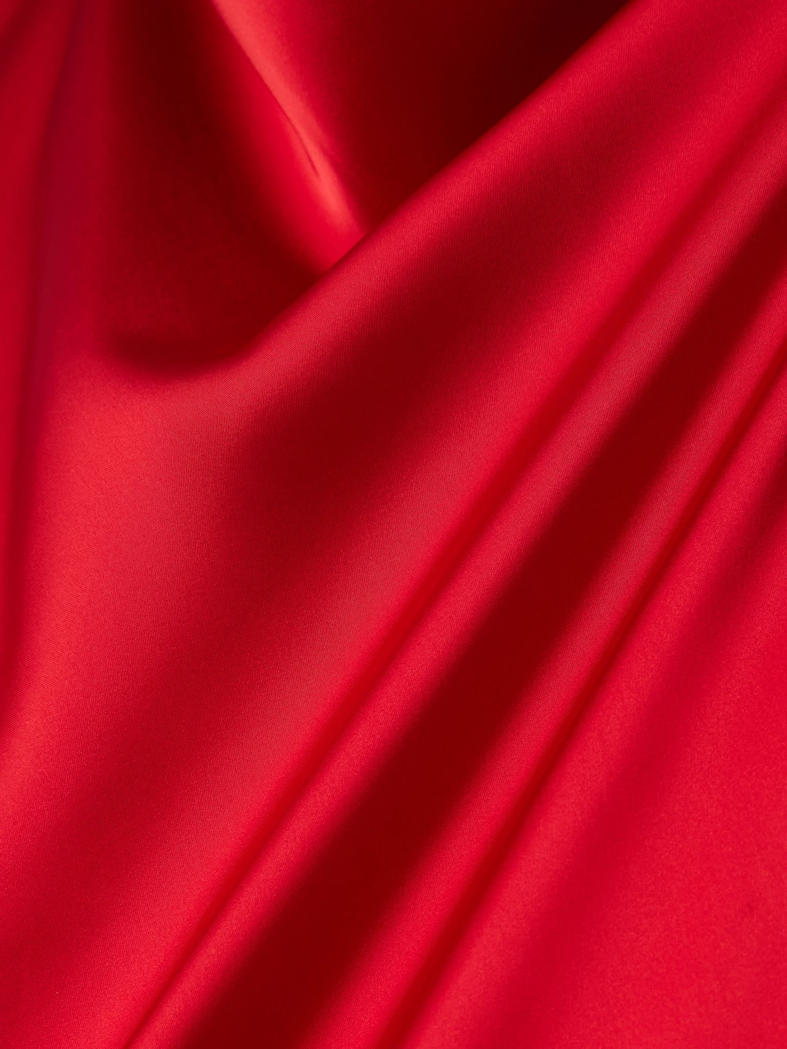 Satin gown Red - 4