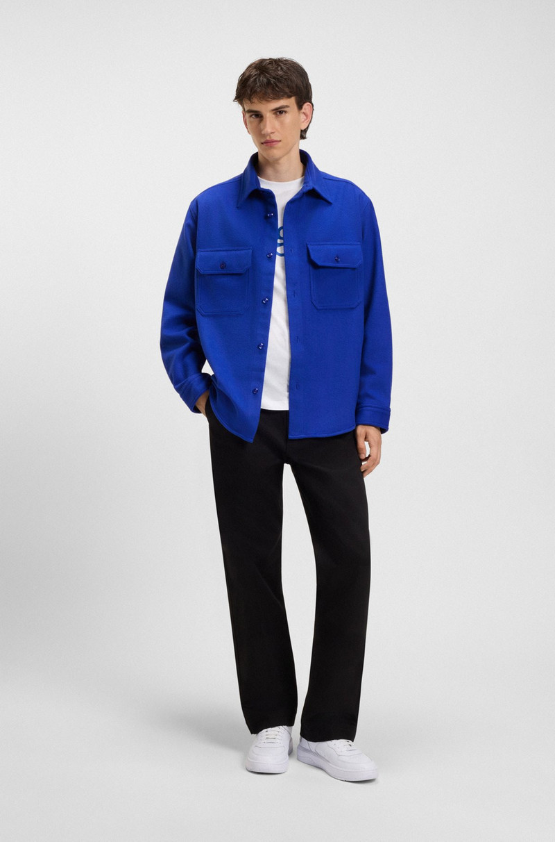 HUGO OVERSIZE-FIT SHIRT IN BRUSHED FLANNEL outlook