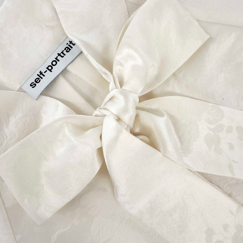 Cream Jacquard Blouse 5