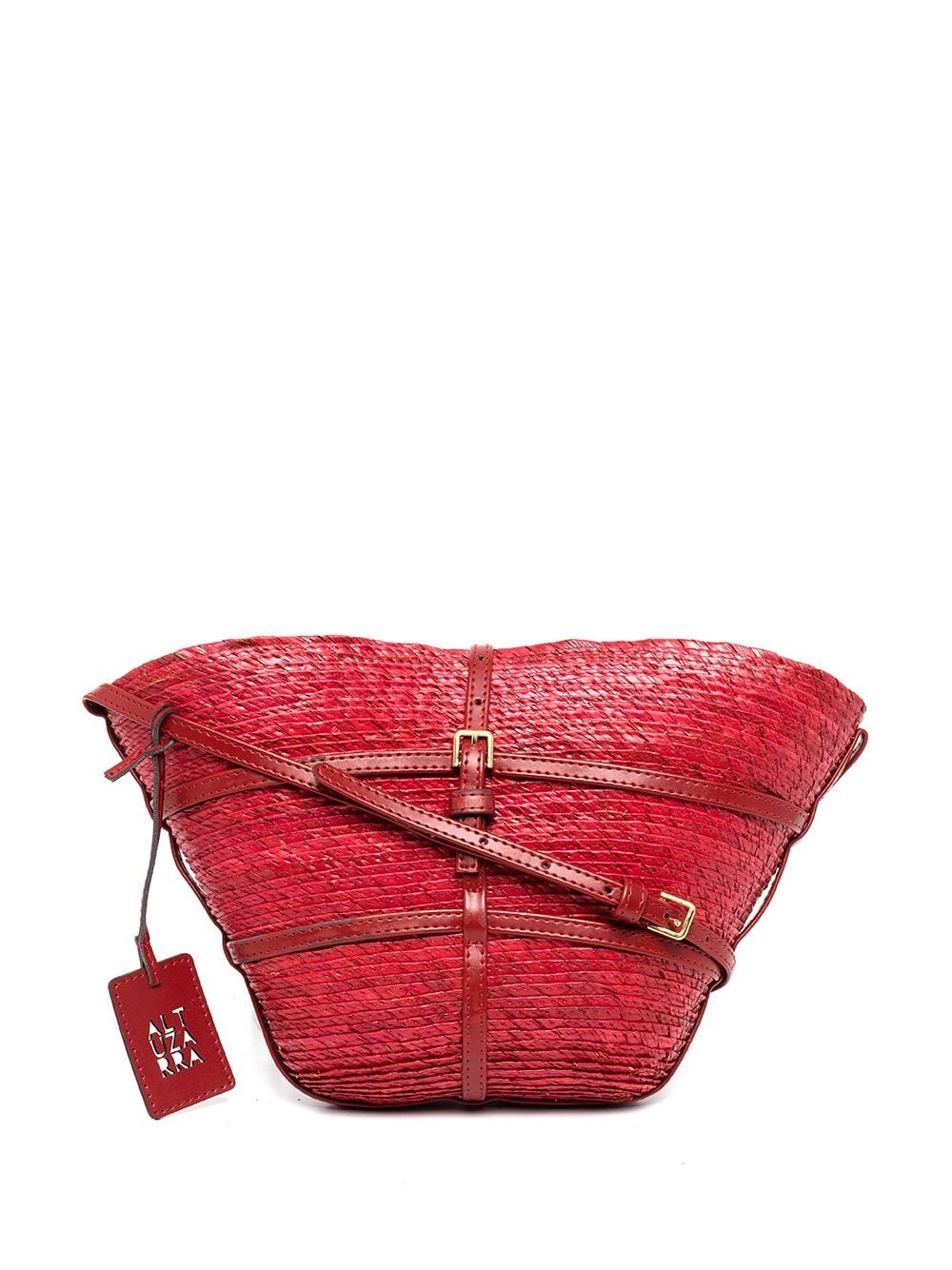 Watermill raffia crossbody bag - 1