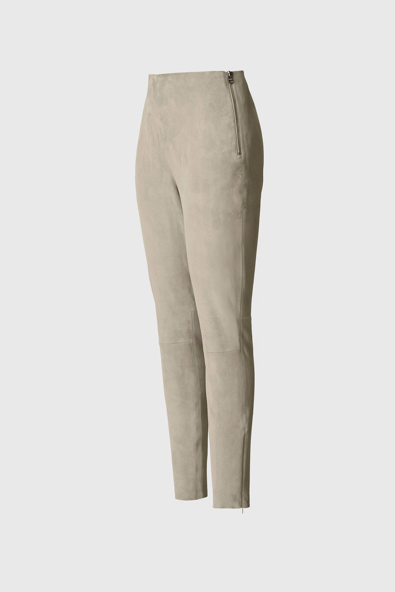 NAVI-SU Fitted Lamb Suede Legging 1
