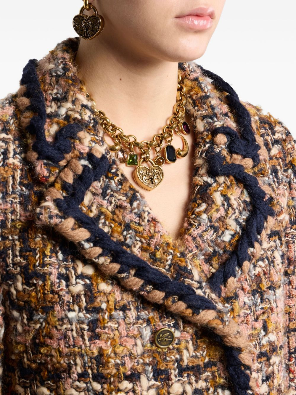 heart-lock chain necklace - 2