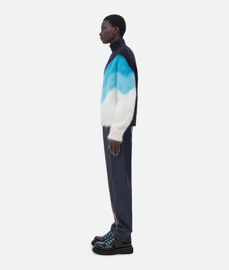 Bottega Veneta wool mohair chevron jumper outlook
