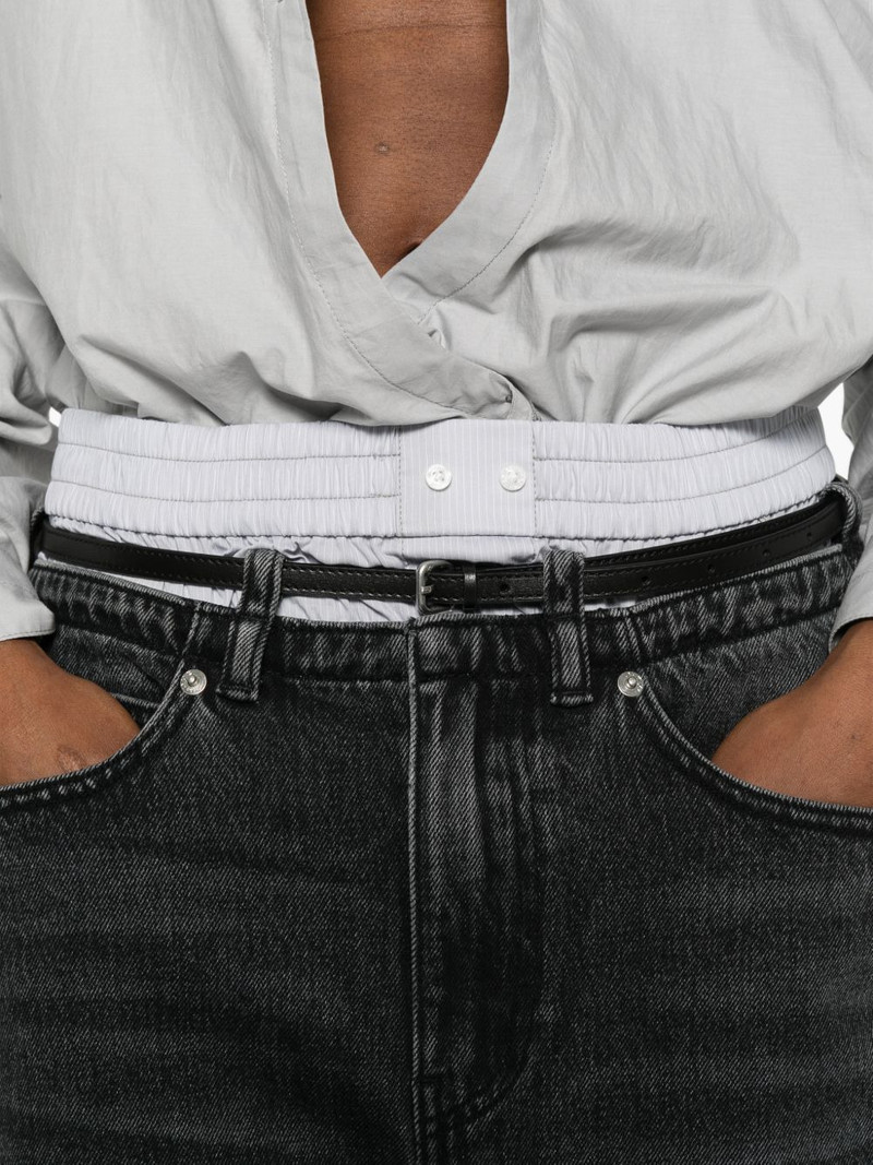 belt-loop belted jeans 5