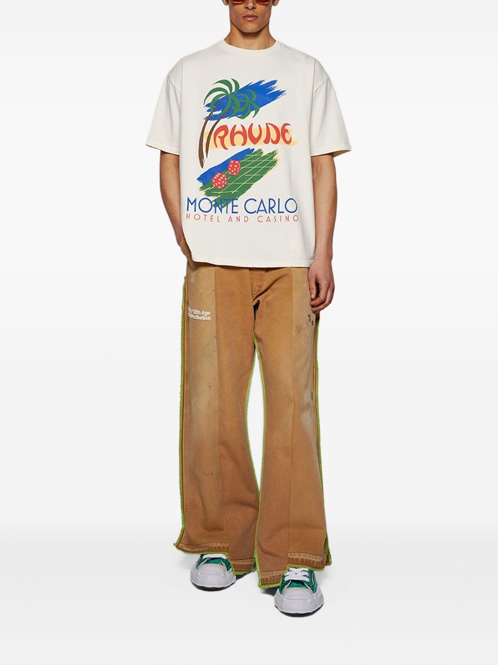 Hank Low brushed leather sneakers - 4