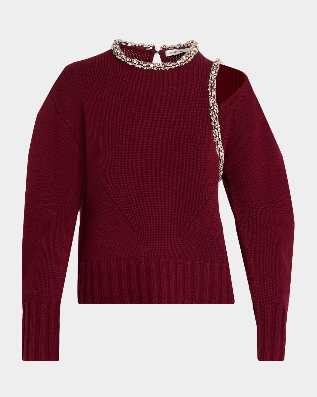 Monroe Embellished Cut-Out Sweater - 1