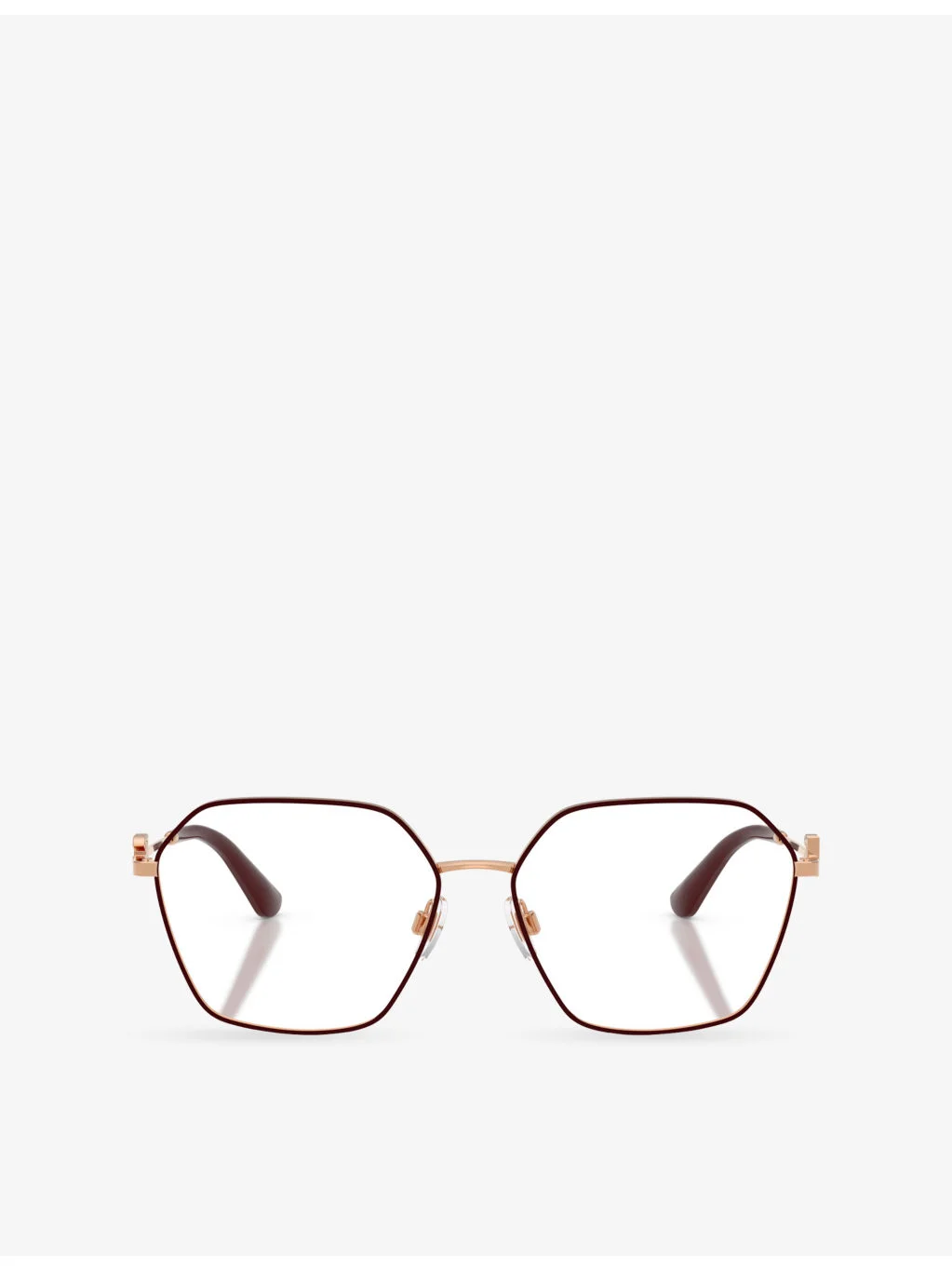 DG1366 Irregular-Frame Metal Optical Glasses - 1