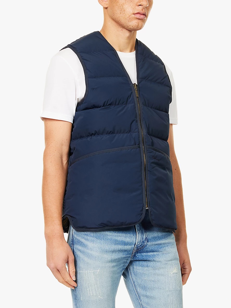 Reversible two-slip-pockets regular-fit shell-down gilet - 3