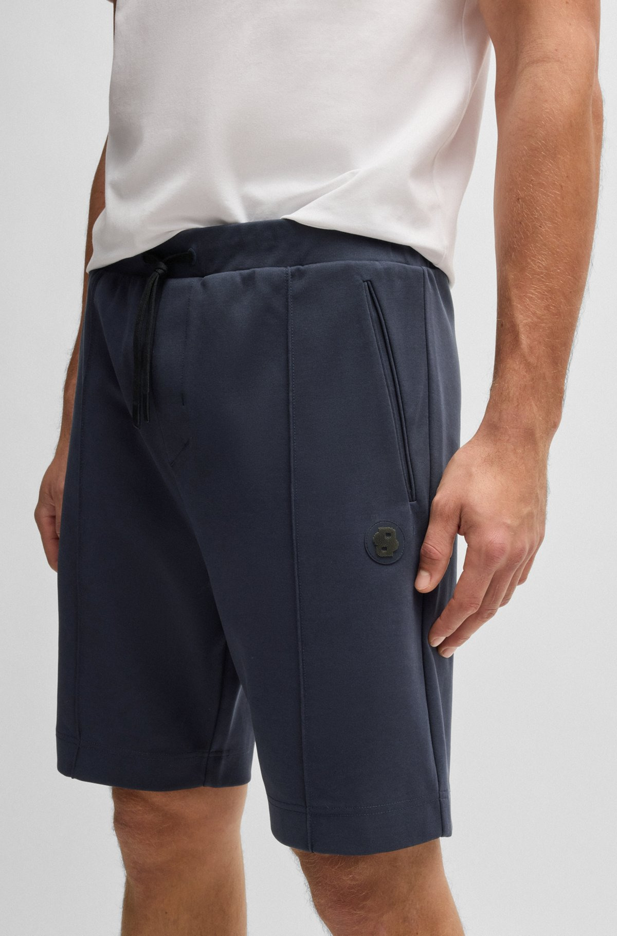 SHORTS WITH DOUBLE B MONOGRAM - 3