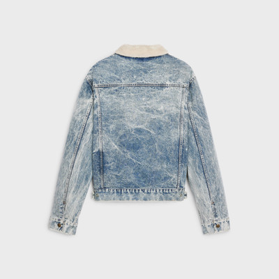 CELINE TRUCKER JACKET IN AGED ACID WASH DENIM outlook