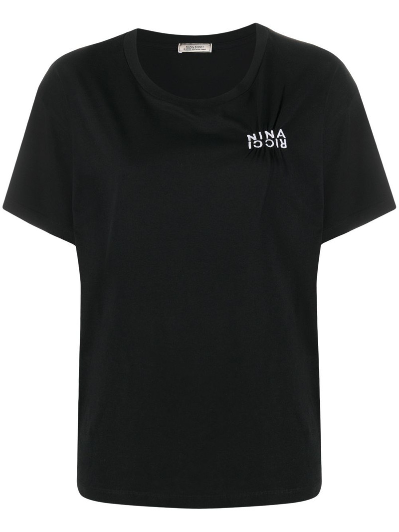 embroidered-logo t-shirt 1