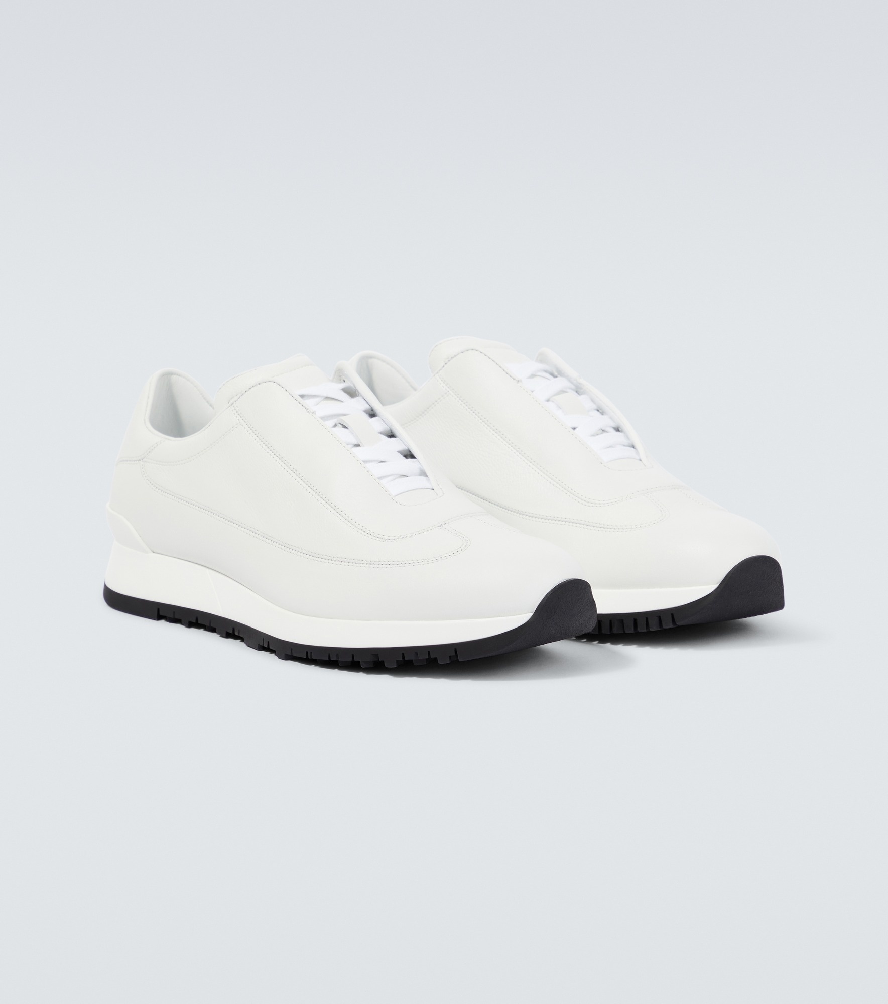 Foundry II leather low-top sneakers - 4
