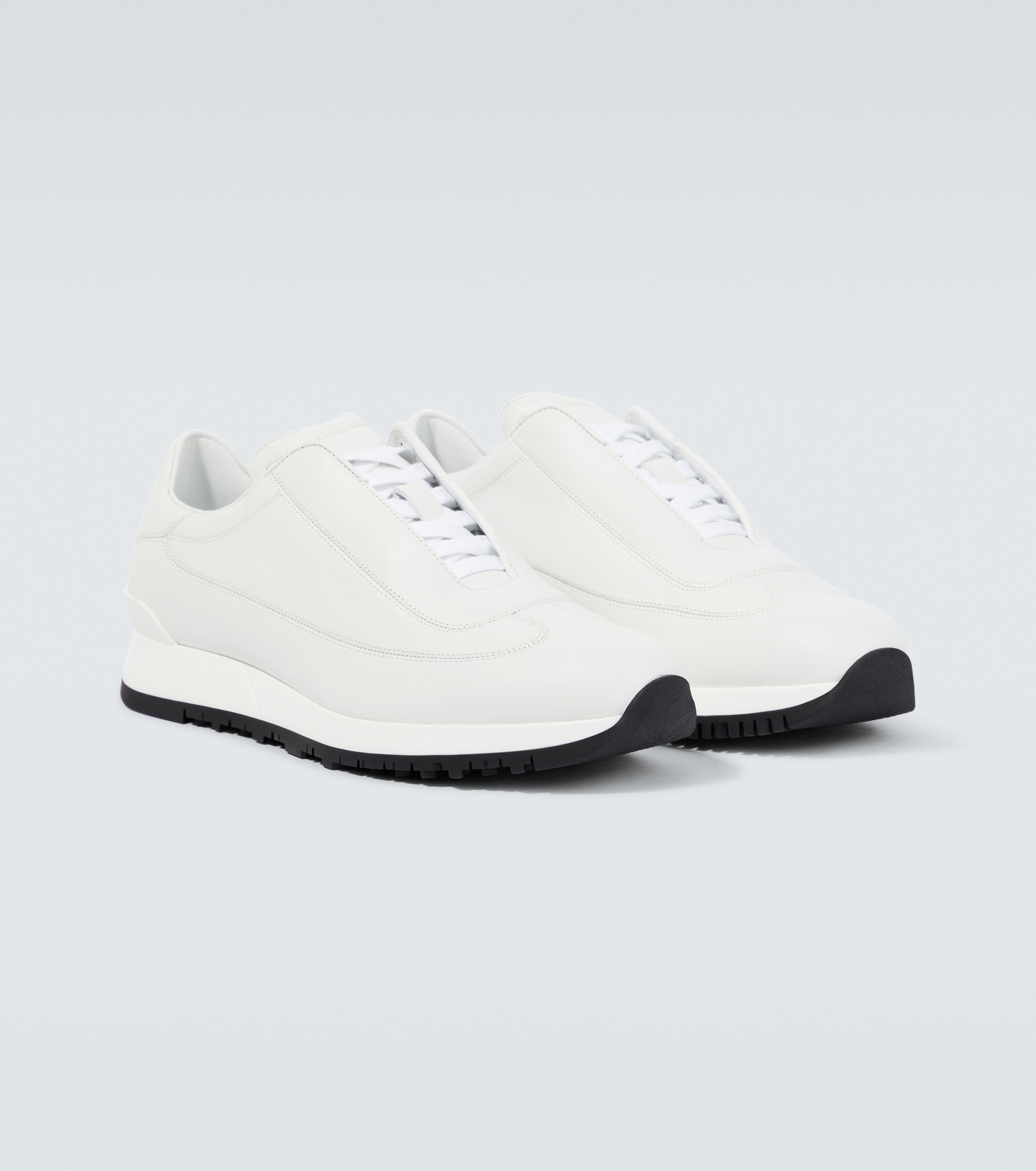 Foundry II leather low-top sneakers - 5