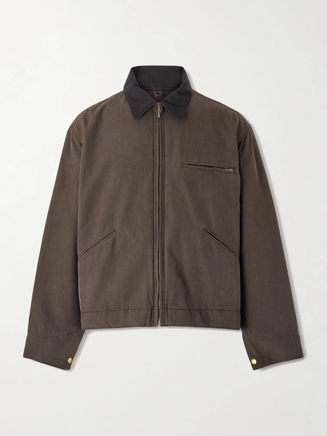 Detroit Cotton and Silk-Blend Jacket - 1