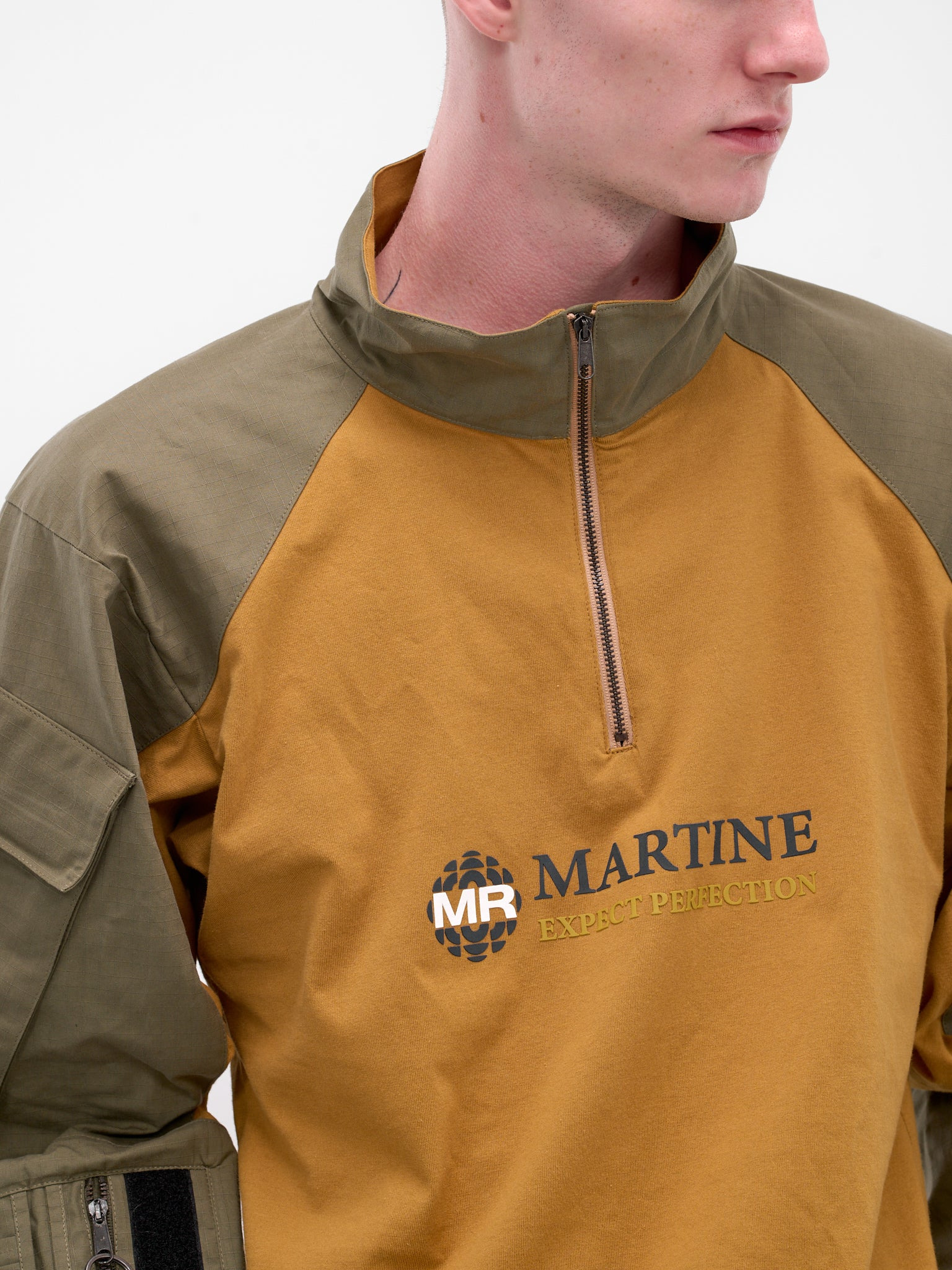 Two-Tone Shrunken Utility Jacket - 4