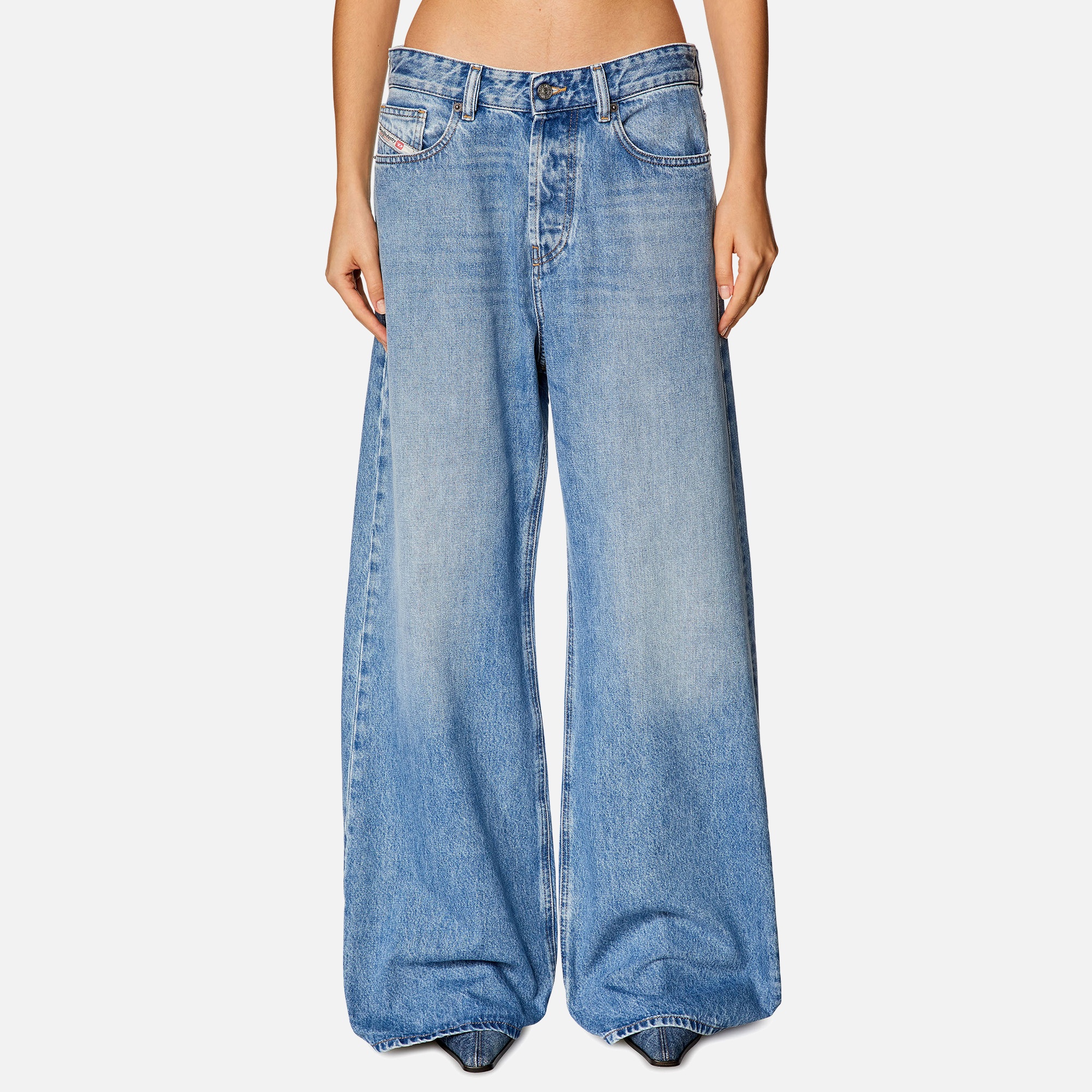 Diesel 1996 D-Sire Denim Wide-Leg Jeans - 1