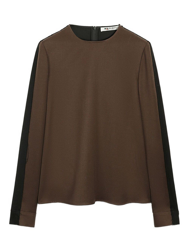 long-sleeve wool top 1