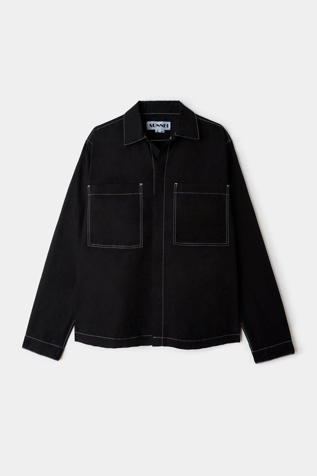 POCKET REGULAR SHIRT / black - 2